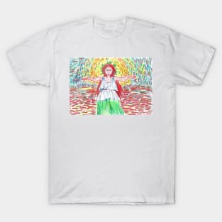 Grateful Greece - Painting colorful remake T-Shirt